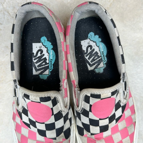Vans Yin Yang Checkerboard Comfy Cush Platform Slip On Sneakers 6 - Picture 5 of 10